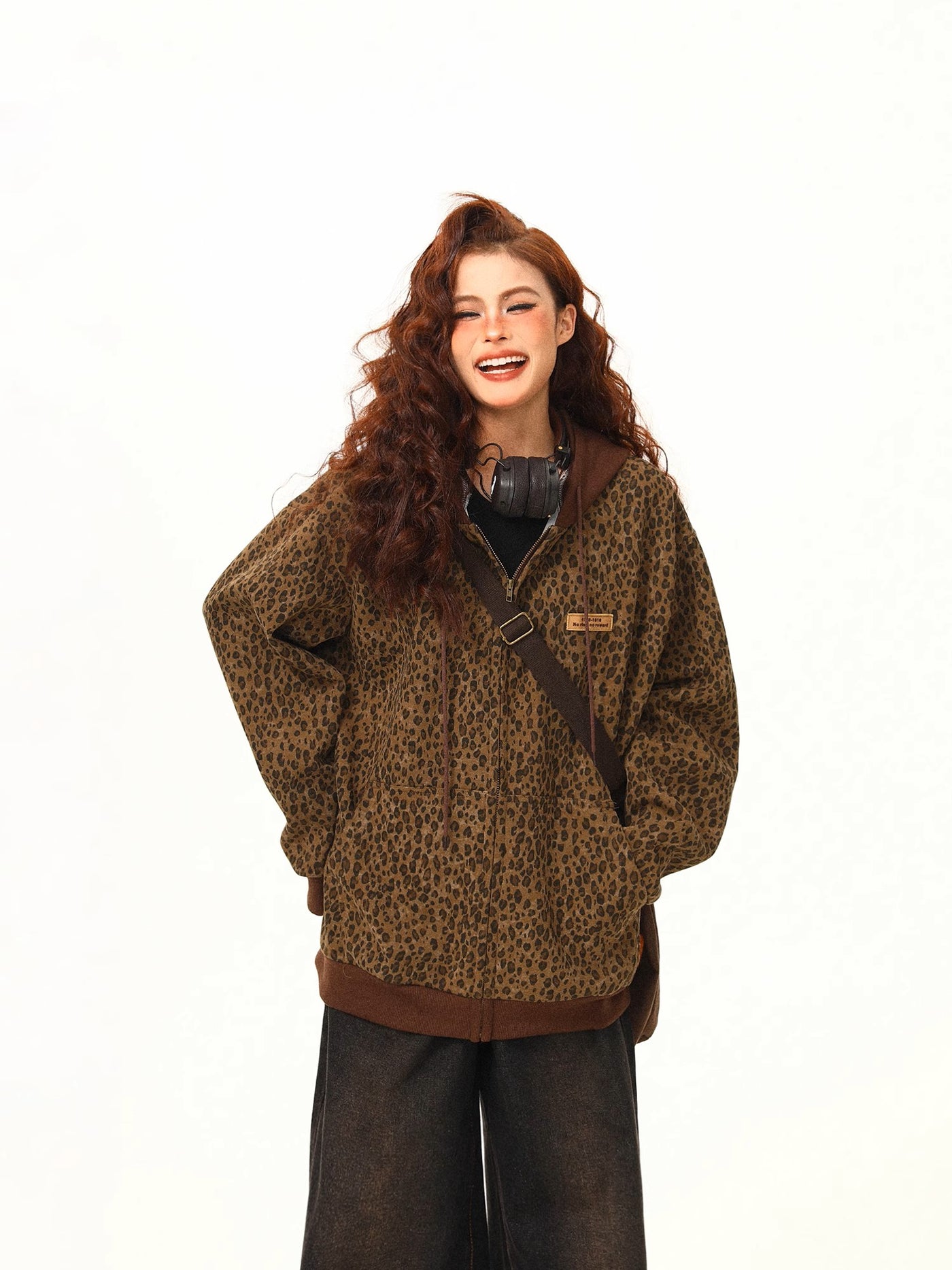 Leopard Zipper - Women