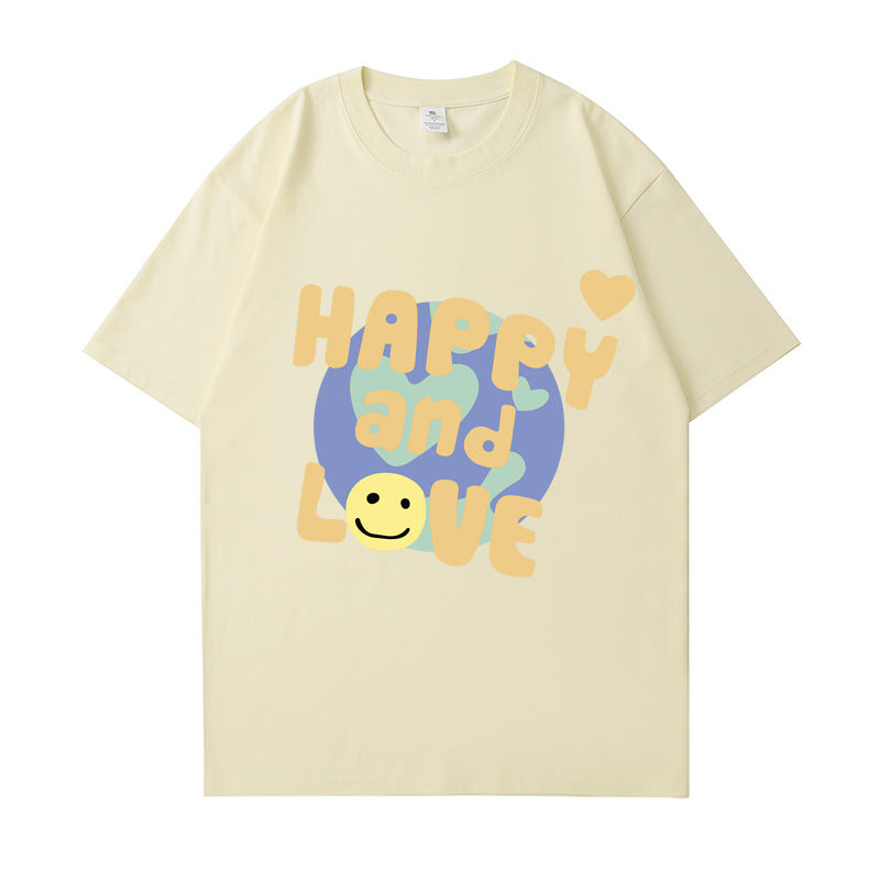 Happy And Love T-Shirt - Unisex