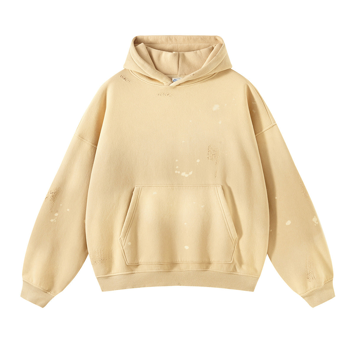 Ink Splashed Apricot Hoodie - Unisex