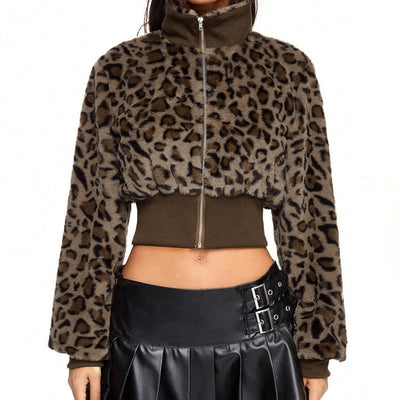 Fur Spliced Jacket - Women