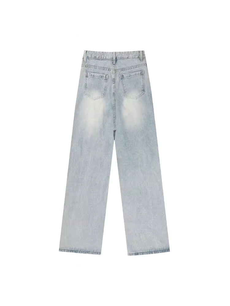 Rivet Washed Jeans - Unisex