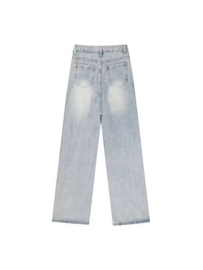 Rivet Washed Jeans - Unisex