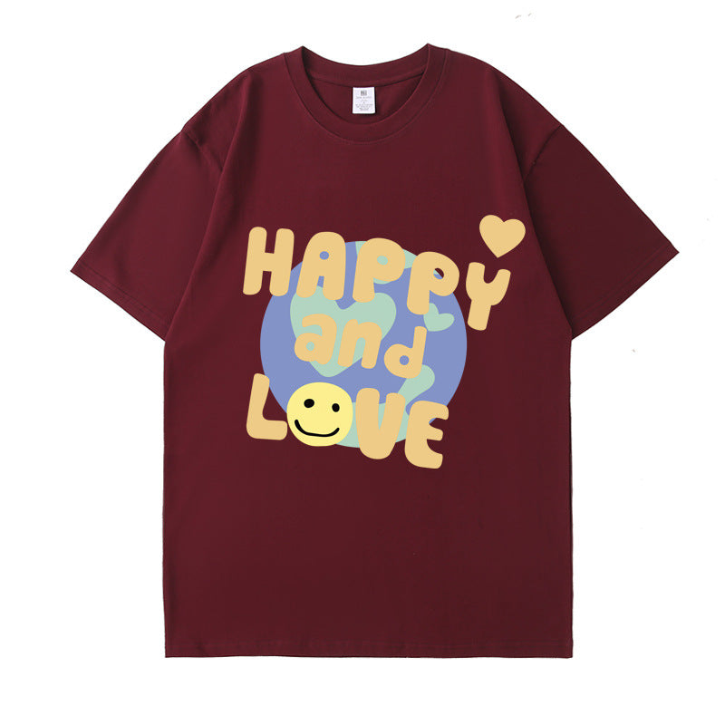 Happy And Love T-Shirt - Unisex