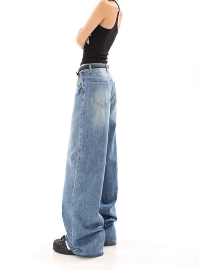 Blue Retro Jeans -  Women