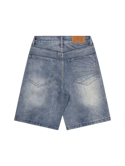 Loose Distressed Shorts - Men