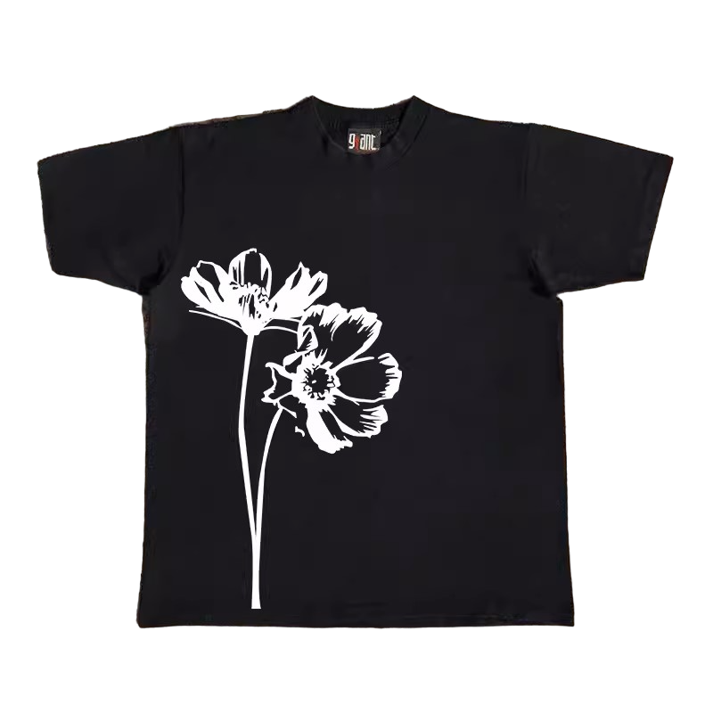 White Flowers T-Shirt - Women