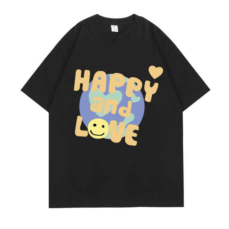 Happy And Love T-Shirt - Unisex