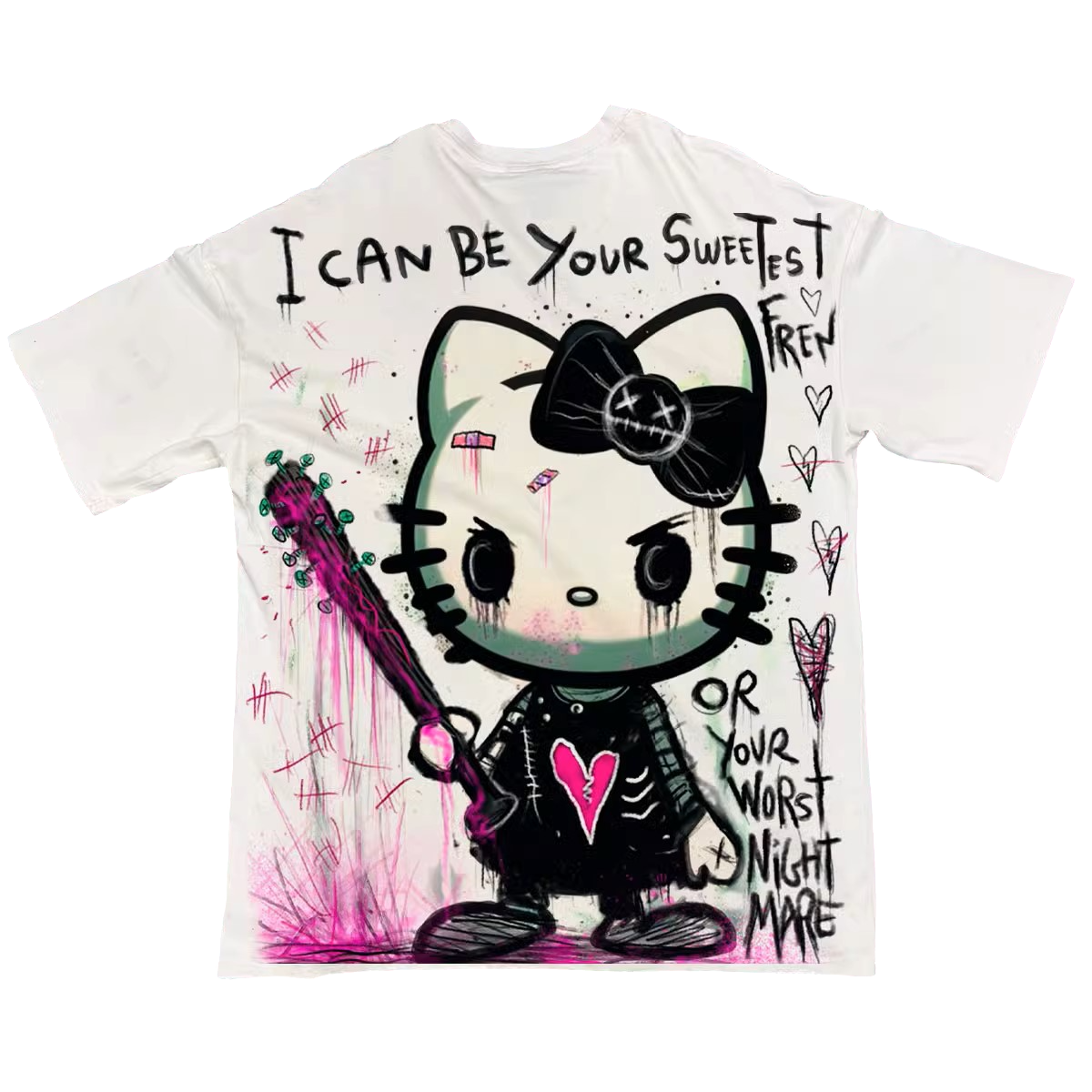 Gothic Hello Kitty T-Shirt - Women