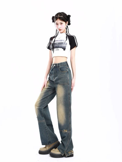 Retro Street Jeans - Women