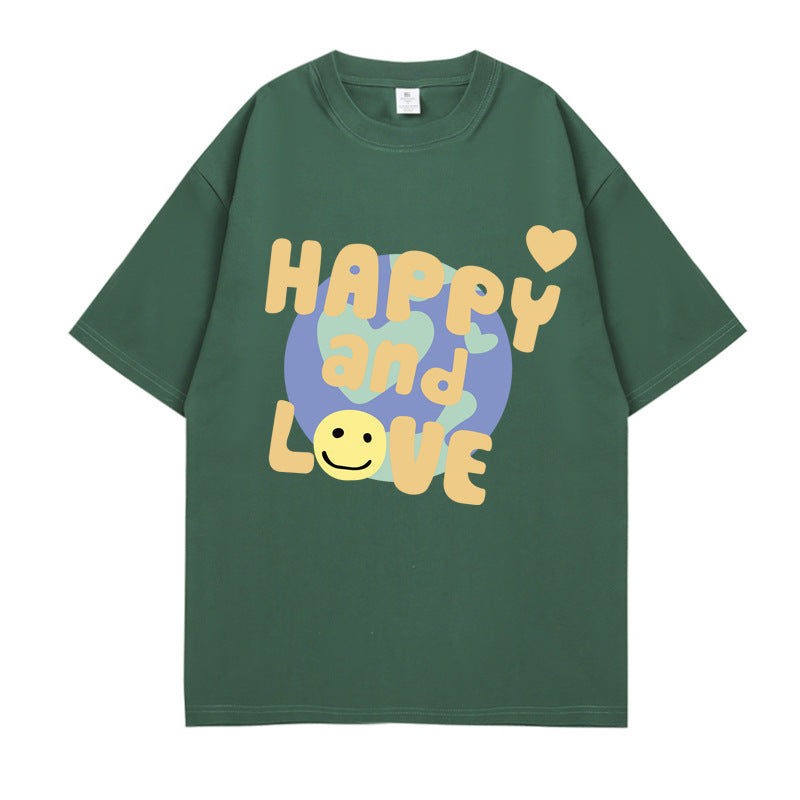 Happy And Love T-Shirt - Unisex