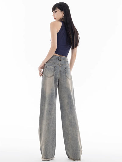 Mud-Dyed Jeans - Women