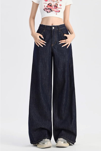 Drape Mopping Jeans - Women