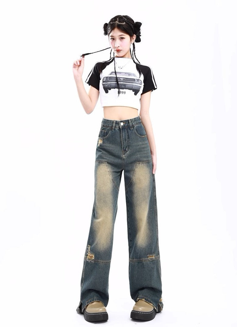 Retro Street Jeans - Women