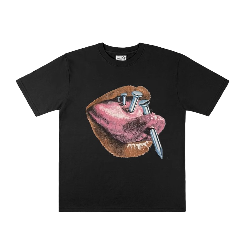 Long Pierced Tongue T-Shirt - Unisex